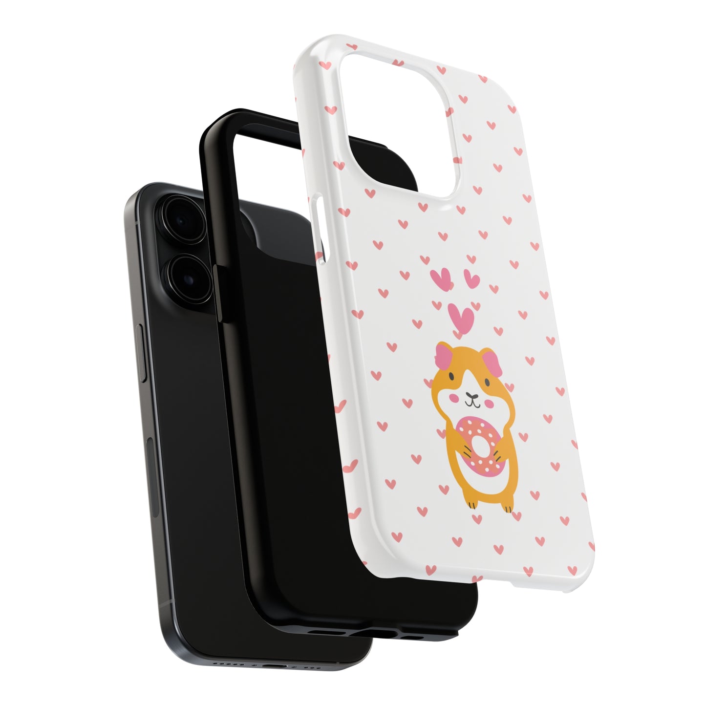 Cute Hamster & Donut Phone Case (Tough) -- [iPhone Only]