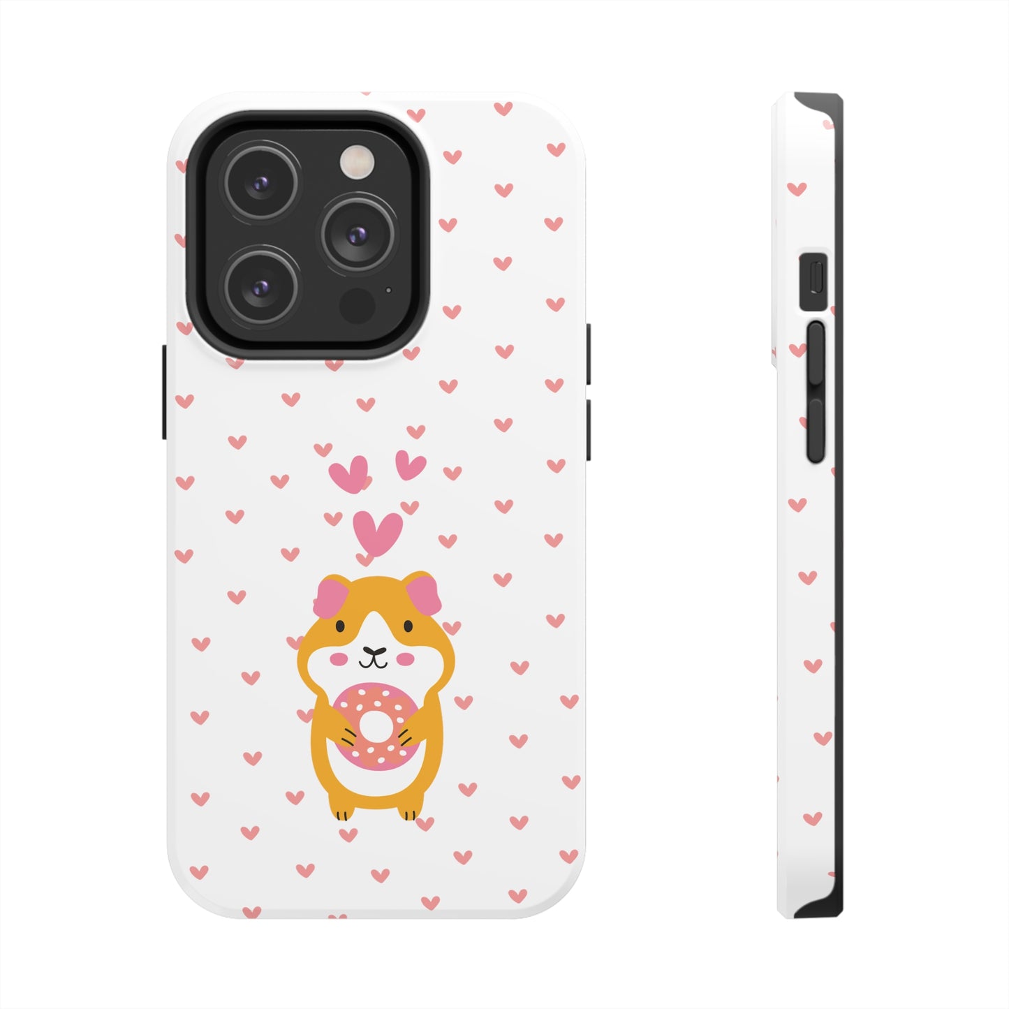 Cute Hamster & Donut Phone Case (Tough) -- [iPhone Only]