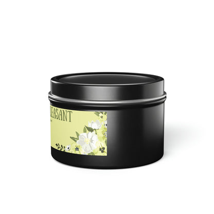 Purr-fectly Pleasant Cat Litter Defusing Tin Candle