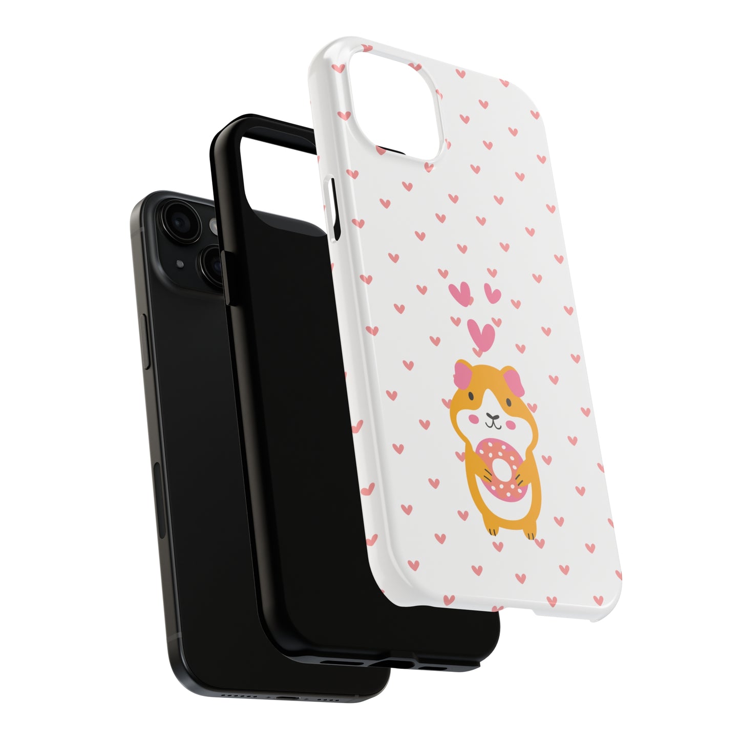 Cute Hamster & Donut Phone Case (Tough) -- [iPhone Only]