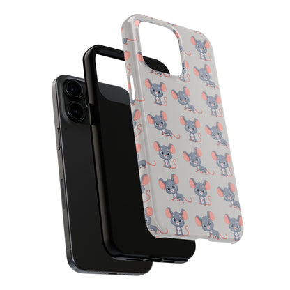 Cute Rat Pattern Phone Case (Tough) -- [iPhone Only]