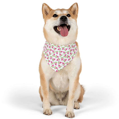 Adjustable Watermelon Bandana Collar – Lightweight Pet Accessory for Summer Vibes