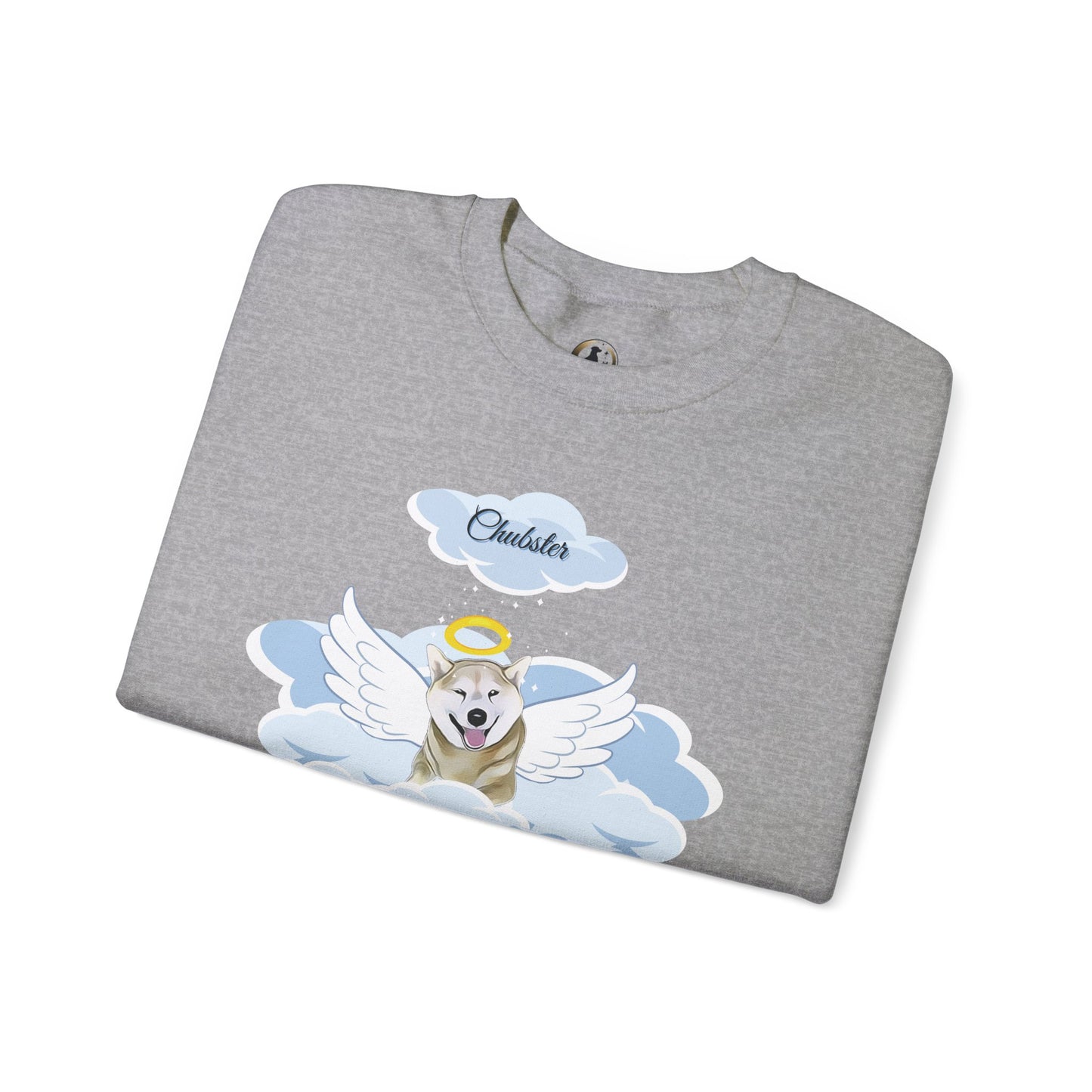 Personalized Rainbow Angel 🌈🐾💕 Heavy Blend™ Crewneck Sweatshirt