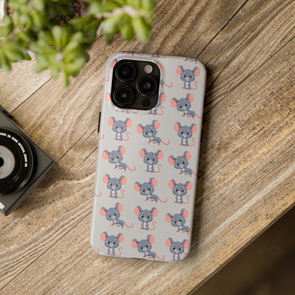 Cute Rat Pattern Phone Case (Tough) -- [iPhone Only]