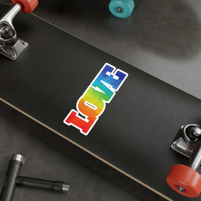 PRIDE LOVE Kiss-Cut Vinyl Decals