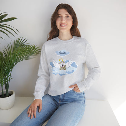 Personalized Rainbow Angel 🌈🐾💕 Heavy Blend™ Crewneck Sweatshirt